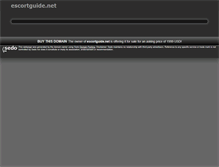 Tablet Screenshot of m.escortguide.net